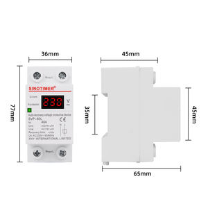 SINOTIMER SVP60 con Certificación CE, 230V AC 220V, Protector de Sobretensión de Reinicio Automático para Uso Doméstico, Montaje en Riel DIN, Relés Z45 - Product Image 3