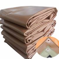 Bâche industrielle robuste en PVC tissé enduit haute densité brillant, imperméable, bleue, pour couverture de toit et culture extérieure de légumes et de fleurs