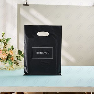 Bolsas de Compra Desechables de HDPE con Troquelado LIANYOU, Sellado Térmico de Válvula, Impresión de Serigrafía Personalizable, Modelo Barnizado LY-DUT-003 - Product Image 2