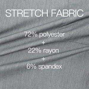 Unisex bác sĩ phẫu thuật đồng phục 72% polyester + 22% Rayon + 6% spandex phòng điều hành tẩy tế bào chết dệt kim phẫu thuật tẩy tế bào chết phù hợp với de enfermera - Product Image 2