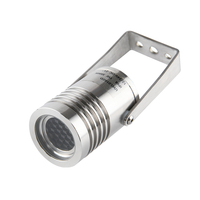 Lumière LED extérieure subaquatique 1W IP68, éclairage paysager, lampe de fontaine de piscine avec contrôle DMX512 en acier inoxydable, température de couleur RGBW