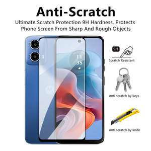 กระจกนิรภัยสำหรับ Motorola Moto E14 <span class=keywords><strong>G</strong></span> 5G สไตลัสเล่น G04 2.5D G04s 9H ฟิล์มป้องกันหน้าจอใส - Product Image 2