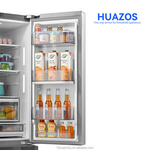 Réfrigérateur double porte côte à côte <span class=keywords><strong>LG</strong></span> OEM HUAZOS grande capacité, porte en verre <span class=keywords><strong>gris</strong></span>, refroidissement par ventilateur, Total No Frost, compresseur Inverter, UE - Product Image 4