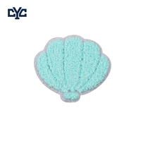 Patch en chenille thermocollant fleur de marguerite jaune à cinq pétales, mignon, moelleux, multicolore, lumineux, en peluche 3D, avec MOQ flexible