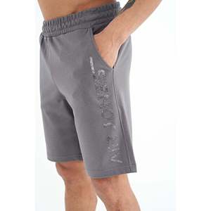 Pantalones Cortos Casuales Alva Air Jones para Hombre, Color Gris Oscuro, Estampados, de Doble Cara, Mezcla de Algodón y Poliéster, con Cintura Elástica para Uso Diario - Product Image 4