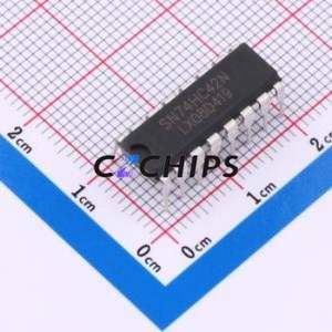 Original nuevo SN74HC42N(LX) DIP-16 circuito integrado IC Chip interruptor de señal/códec/multiplexor - Product Image 1