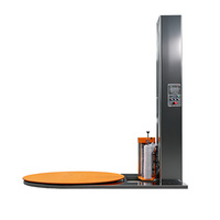 Machine d'emballage de palettes à grande vitesse avec fonction de comptage intelligente pour le pré-étirage du film et le chargement de marchandises en vrac en usine