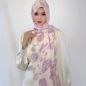 Großhandel Designer Plain Printed Quadrat Tudung Bawal Muslimische Frauen Ethnische Schals Schals <span class=keywords><strong>Hijab</strong></span> - Product Image 4