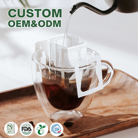 Tonchant H28 Premium White Drip Coffee Bag – Filtre suspendu non-tissé sans odeur pour café artisanal de spécialité, idéal pour l'achat et la conservation des aliments