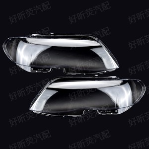 ฝาครอบไฟหน้าสำหรับ BMW X5 E53 ปี 2004 2006  แบบใส  ซ้ายขวา คู่ - Product Image 3