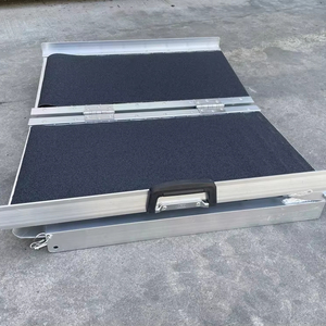 Rampa <span class=keywords><strong>para</strong></span> silla de ruedas de aluminio plegable portátil con papel de lija antideslizante <span class=keywords><strong>para</strong></span> personas discapacitadas <span class=keywords><strong>Rampas</strong></span> y soportes <span class=keywords><strong>para</strong></span> motocicletas - Product Image 2