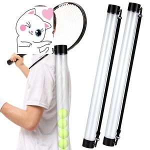 Tennis Ball Grabber Pelota DE TENIS Pick up Tube con correa para el hombro Ligero Tennis Ball Retriever Collector Tube Carrier - Product Image 1