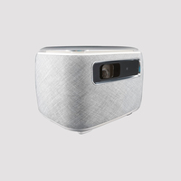 Proyector Wifi Portátil Mini para Exteriores con Batería Integrada, Reproductor de Video y Películas 3D Láser DLP LED con Android 11 y Google TV