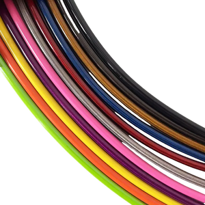 Slang Roestvrij staal gevlochten motorfiets hydraulische remslang Nylon / PTFE koppelingsolieleiding Crossmotor modificatiepijp - Product Image 6