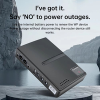 Adaptateur d'alimentation de secours UPS portable multifonction grande capacité pour routeur WiFi 5V 9V 12V 15V 2V