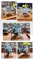 Chafing Dishes Buffet-Set, Warmhalteplatten für Speisen, Buffet-Präsentationswärmer für Catering, moderne Gastronomiebedarf