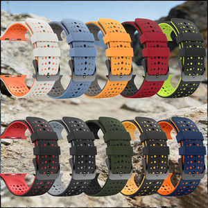 Correa de Silicona Transpirable para <span class=keywords><strong>Apple</strong></span> <span class=keywords><strong>Watch</strong></span> Band Ultra 3 2 Series 11 10 9 <span class=keywords><strong>7</strong></span> 6 SE3 Iwatch 42mm 44mm <span class=keywords><strong>45mm</strong></span> 46mm 49mm - Product Image 4