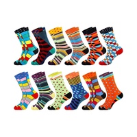 Chaussettes de sport en coton pour hommes et enfants, imprimées de motifs amusants, originaux et fantaisistes, respirantes, écologiques, avec logo personnalisé, faible MOQ