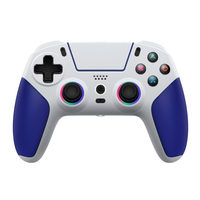 Joystick Inalámbrico BT para Juegos con Efecto Hall, Función Turbo, Macro Programable, 9 Modos, Controlador RGB para PS5