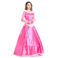 Robe de princesse pour femmes, costume de la Belle au bois dormant pour Halloween, HCSP-017