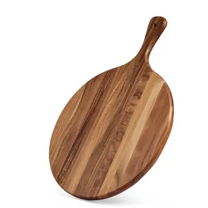 Tabla de cortar de bambú personalizada, tabla de cortar de madera rectangular, tabla de piedra y madera para cocina, suministro al por mayor