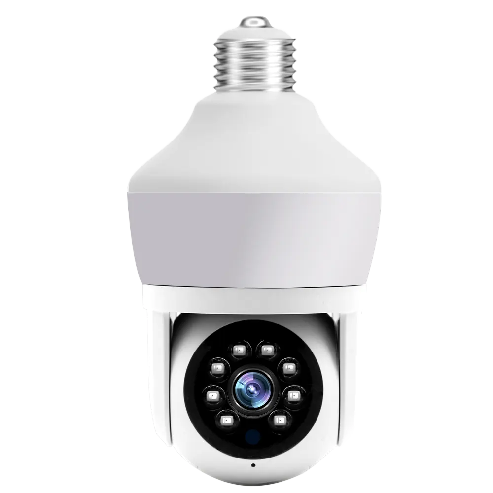 Câmera de detecção humana com lâmpada Y 3MP, áudio bidirecional, sem fio, visão noturna, câmera de segurança CCTV, fonte de luz dupla