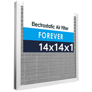 Nouveau filtre à air de four à courant alternatif en treillis métallique en aluminium réutilisable lavable électrostatique MERV 8 filtre CVC Permanent pour la maison - Product Image 1