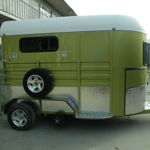 Remolque de Carga Recta para 2 Caballos, Modelo Estándar, de Acero, para Transporte Especializado, Fabricado en China - Product Image 3