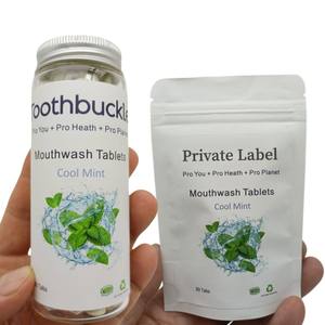 Tabletas de Enjuague Bucal Desechables con Ingredientes Naturales 2026, Tabletas de Enjuague Bucal con Sabor a Limón - Product Image 2