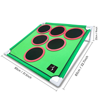 Kit de jeu de golf de précision le plus vendu – Cible en velours, balles adhésives, entraînement de swing intérieur/extérieur, mini-golf amusant et durable
