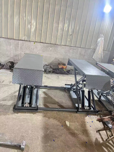 Elevador de Tijera Eléctrico Hidráulico Móvil de Doble Cilindro de 3500 kg <span class=keywords><strong>para</strong></span> Coches, Portátil, con Bloqueo de Seguridad <span class=keywords><strong>para</strong></span> Vehículos, <span class=keywords><strong>para</strong></span> Cambio de Neumáticos y Reparación de Frenos - Product Image 2