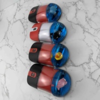 Clavier USB 2.4 GHz flottant 3D personnalisé, sans fil, à piles AAA, liquide, optique, acrylique, motifs animaux de luxe