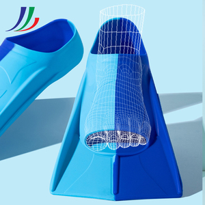 Aletas de Natación de Silicona para Niños y Adultos, Aletas Cortas para Natación, Buceo, Entrenamiento de Snorkel - Product Image 2