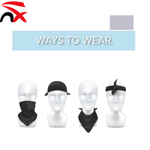 Sciarpa Quadrata alla Moda 55*55cm <span class=keywords><strong>in</strong></span> Cotone con Bandiera di Haiti, Foulard per Capelli per Uomo e Donna, Idea <span class=keywords><strong>Regalo</strong></span> - Product Image 3