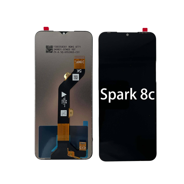 Professional Wholesale Mobile Phone LCD for Tecno Spark 8C Cell Phone LCD Screen for Tecno Spark 8C Assembly Pantalla LCD Screen
