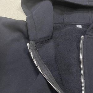 Custom <b>Hoodies</b> Cotton Design Streetwear Fashion Graphic <b>Black</b> <b>Zip</b> Sweatshirt - Product Image 5
