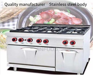 Grande Free Standing 8 fornelli <span class=keywords><strong>cucina</strong></span> <span class=keywords><strong>a</strong></span> <span class=keywords><strong>Gas</strong></span> gamma di sicurezza <span class=keywords><strong>macchina</strong></span> da <span class=keywords><strong>cucina</strong></span> con 2 forno <span class=keywords><strong>a</strong></span> <span class=keywords><strong>Gas</strong></span> commerciale - Product Image 2