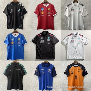 25 Nouvelles combinaisons de course F1 Mercedes pour Martini McLaren Combinaisons de course moto Manches courtes Polyester/Coton T-<span class=keywords><strong>shirt</strong></span> de sport unisexe - Product Image 2