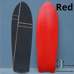 Venta al por mayor de alta calidad personalizable 31*10 pulgadas color Arce tierra tabla de surf cubierta Tabla de peces superficie adecuada para deportes al aire libre - Product Image 2