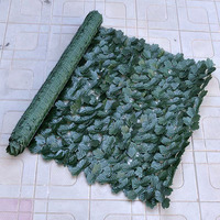 Superbes tapis décoratifs muraux en haies artificielles suspendues, résistants aux UV, écologiques, en feuillage de plastique, 1x3m, vert