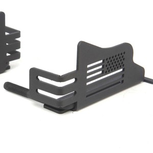 Estribos laterales con bandera estadounidense JK para Jeep Wrangler JK, piezas de modificación de acero aleado - Product Image 2