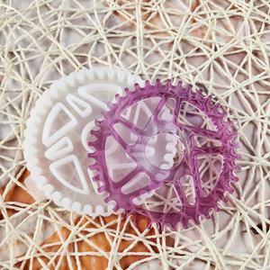 Molde de silicona hecho a mano Kingnoo para adornos decorativos DIY, estilo Ins, alfombrilla para tazas con diseño de engranajes X0287, herramientas para pasteles en stock - Product Image 4