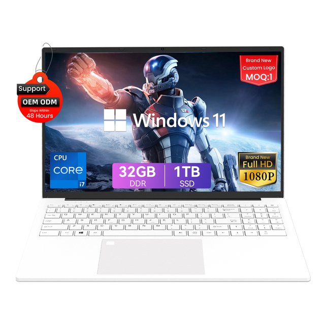 High Quality New 16.1" Intel Core I7 Quad Core 1.2GHz Business Laptop Windows 11 16GB RAM 512GB SSD IPS Display English Students
