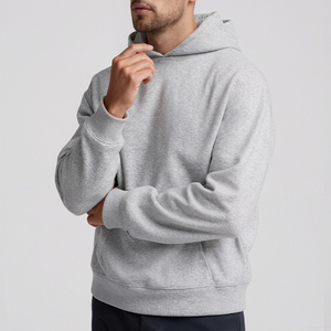 High Quality Custom Logo <b>Pullover</b> <b>Men's</b> Hoodie 100 Cotton French Terry Blank Oversized <b>Men</b> Hoodie - Product Image 2