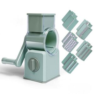 Wholesale Manual Multifunctional Hand <b>Roller</b> Wiper Fruit Potato Grater Slicer Rotary Drum Cheese Vegetable Cutter Chopper - Product Image 6