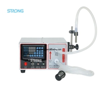 Machine de remplissage de liquides semi-automatique numérique à grand volume (5 ml à 17 L) pour huile, eau, jus, bouteilles