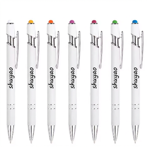 Stylo bille métallique multifonctionnel personnalisé Cloud Dancer 2026 avec logo promotionnel et pointe de 1,0 mm pour l'écriture - Product Image 1