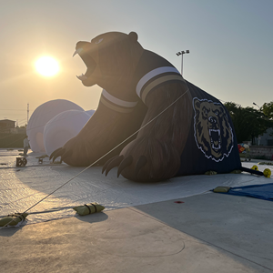 Túnel Inflable Gigante con Forma de Oso de 20 pies, Túnel Deportivo Inflable de Tela Oxford, Túnel Inflable Publicitario Portátil - Product Image 1