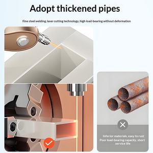 Cama de Hospitalización Plana, Cama de Infusión, Cama Individual para Hospital/Clínica/Psicadúter, de Acero Inoxidable, con Garantía de por Vida - Product Image 2