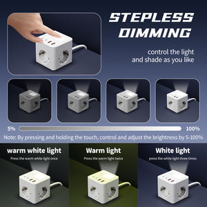 Huishoudelijke multifunctionele USB-aansluiting Buitenlandse handel Export Poreuze schakelaar Bedrading Energiecentrale Europese standaard plug-in paneel - Product Image 6